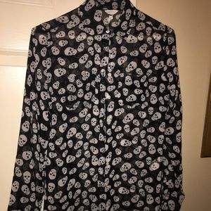 Skull print Aero blouse